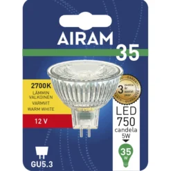 LED-kohdelamppu MR16 4,5 W GU5.3 (12V) 345 lm