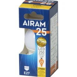 LED-koristelamppu, opaali, 3 W E27 250 lm