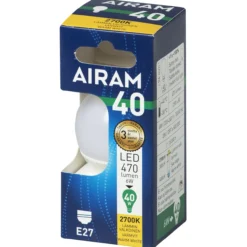 LED-koristelamppu, opaali, 4,9 W E27 470 lm