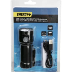 LED-käsivalaisin 2500TLi USB-ladattava