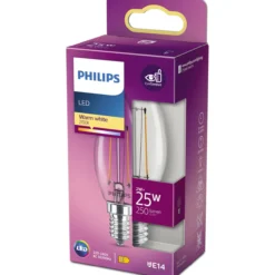 LED-kynttilälamppu Philips 25 W E14