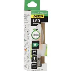 LED-lamppu A C35 470lm 3000K E14