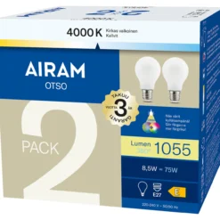LED-lamppu A60 940 1055lm E27 FIL 2BX