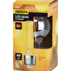 LED-lamppu Deco 100 lm 2000 K A60 E27