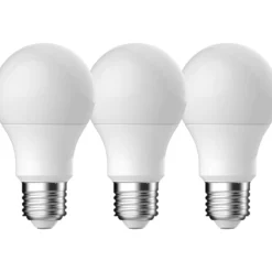 LED-lamppu 806 lm A60 E27 4000K, 3 kpl