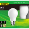 LED-lamppu 470 lm A60 E27 2 kpl