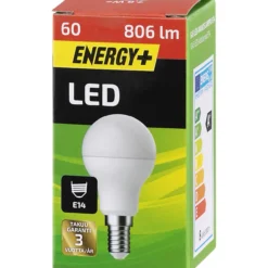 LED-lamppu 806 lm G45 E14