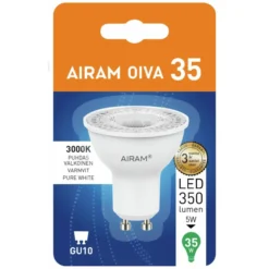 LED-lamppu OIVA PAR16 4,2 W GU10, 3000K 110° 345 lm