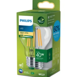 LED-lamppu Philips Ultra Efficient 40 W E27 2700 K
