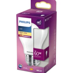 LED-lamppu Philips 60 W E27 huurrettu