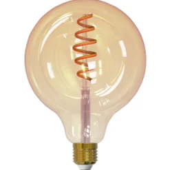LED-lamppu Smart GLOBE 125 5,5 W kirkas, Amber E27, 350 lm 1800-3000K