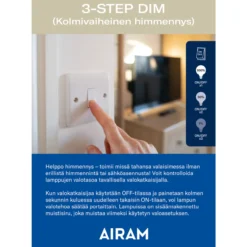 LED-lamppu Vakio 3-Step 7 W 2700K E27 806 lm