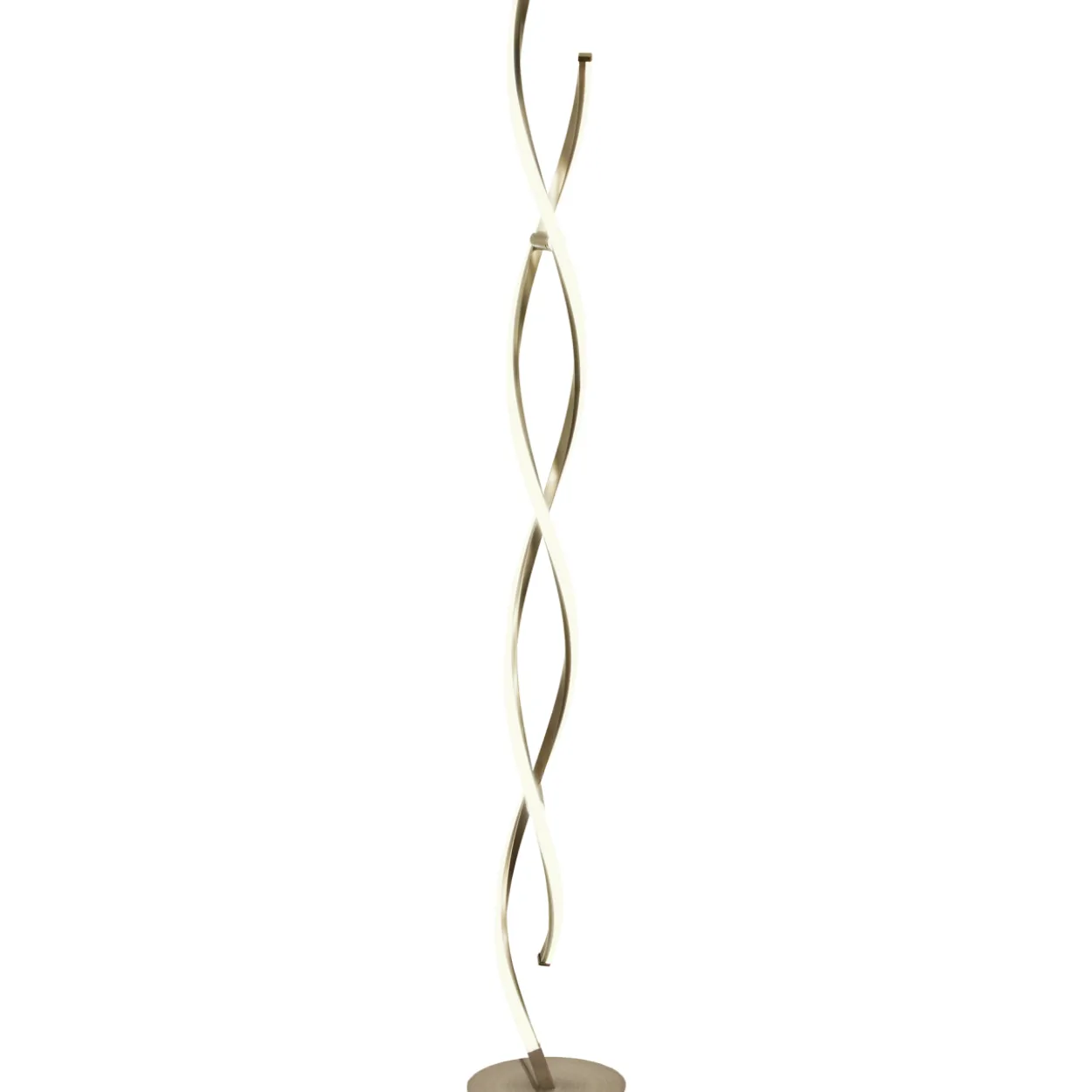 LED-lattiavalaisin Aneta Lighting Swirl, teräs