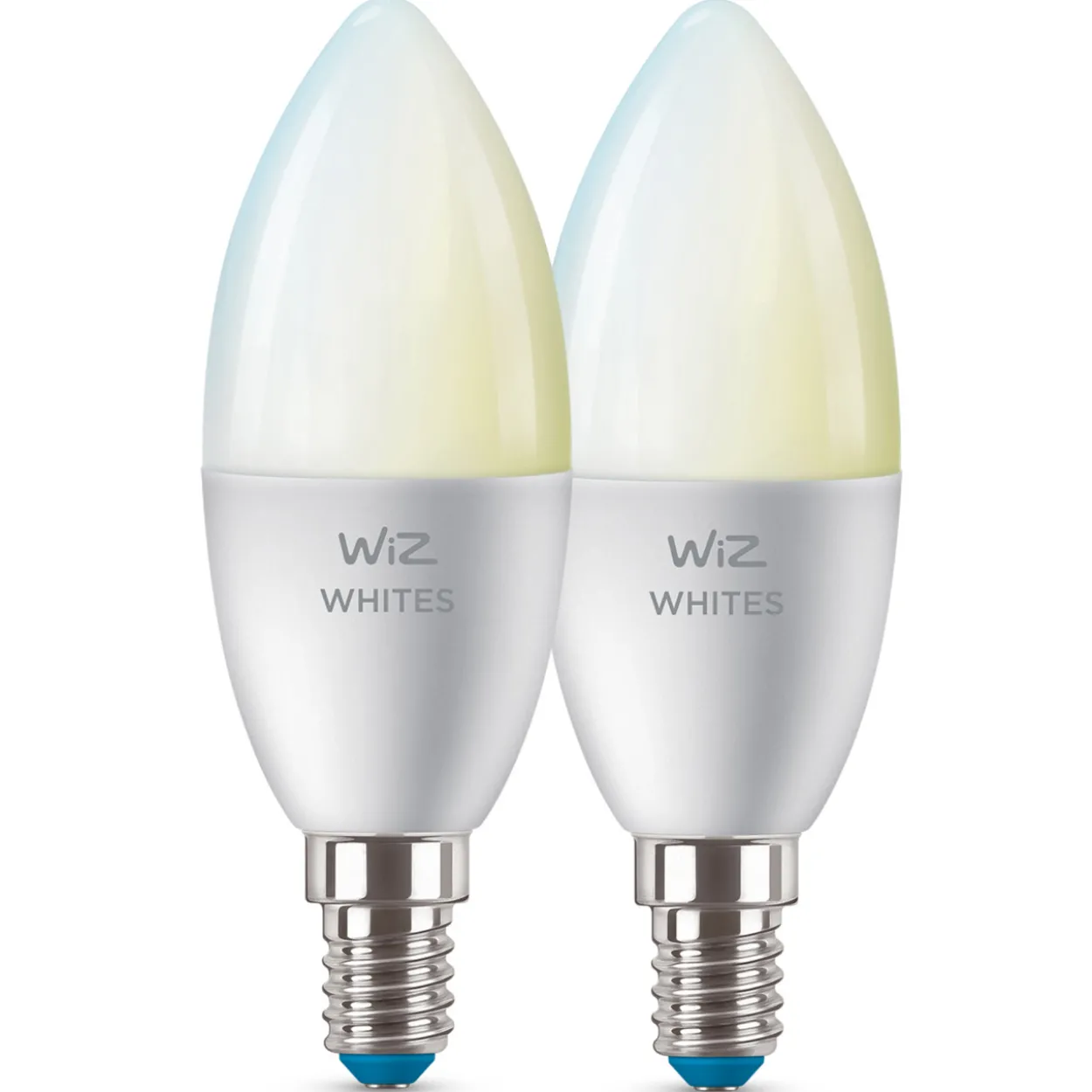 LED-älylamppu Wiz 2PK WHITE 2700-6500K 470lm Wi-Fi C37 E14