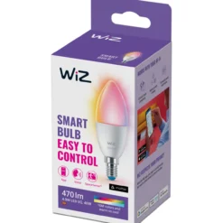 LED-älylamppu Wiz RGB+WHITE 470lm Wi-Fi C37 E14