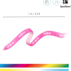 LED-älyvalonauhan jatkopala Wiz RGB+W Wi-Fi 1m
