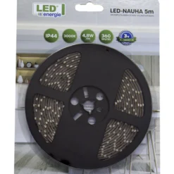 LED-nauha Led Energie 12V IP44 4,8W/m 360lm/m 3000K 5m