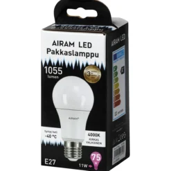 LED-pakkaslamppu 10,5W E27 1100lm 4000K