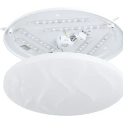 LED-plafondi Eglo Benariba 44 cm valkoinen