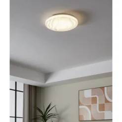 LED-plafondi Eglo Benariba 33 cm valkoinen