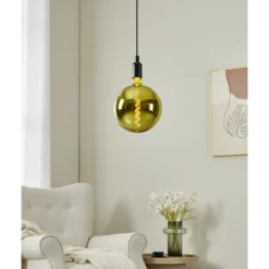 LED-polttimo Eglo E27 G200 4W 1900K kulta