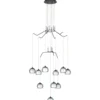 LED-riippuvalaisin 10-os Eglo Rovigana musta