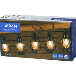 LED-tallilyhty 10 Antiikin musta 15 cm