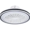 LED-tuuletinvalaisin Eglo Almeria valkoinen/musta 3 x 8,5 W, IP20