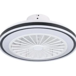 LED-tuuletinvalaisin Eglo Almeria valkoinen/musta 3 x 8,5 W, IP20