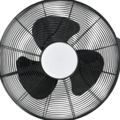 LED-tuuletinvalaisin Eglo Igeldo musta 15 W, IP20