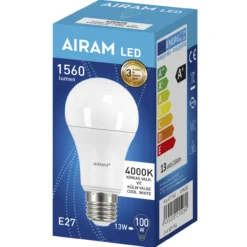 LED-vakiolamppu 13,5W E27 4000K 1560lm