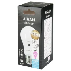 LED-vakiolamppu 10.7 W E27 1060 lm 4000 K, Sensor