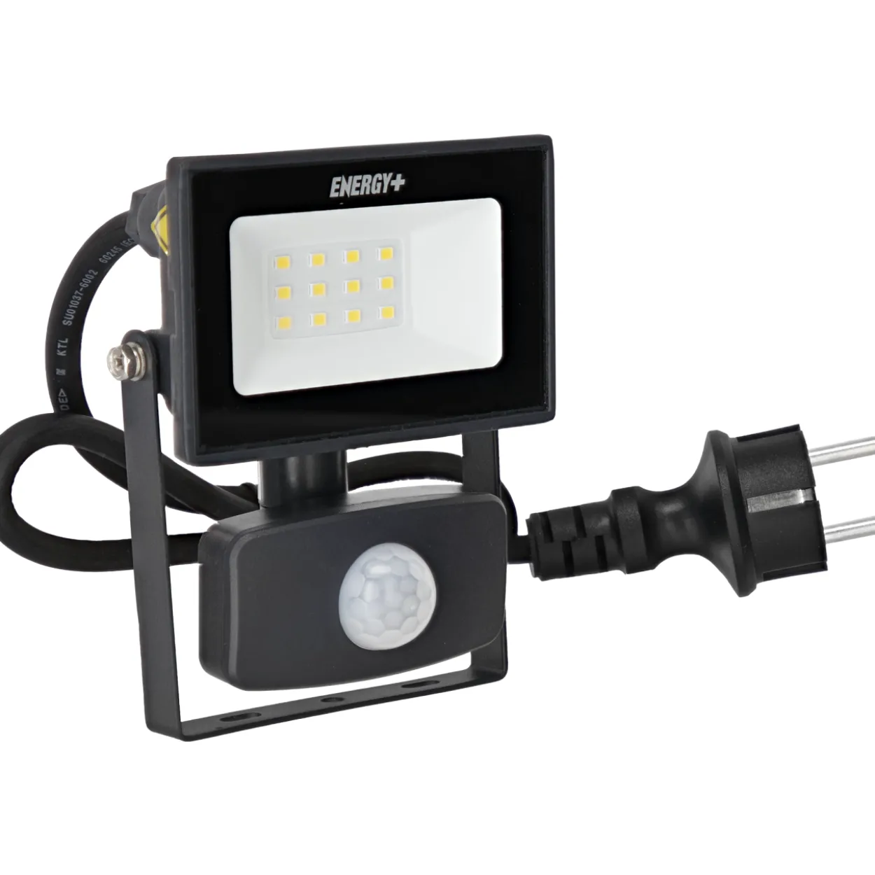 LED-valonheitin Energy+ PIR 10W/850lm IP44 harmaa