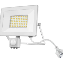 LED-valonheitin Led Energie 50W PIR 4000K 4750lm IP44 valkoinen