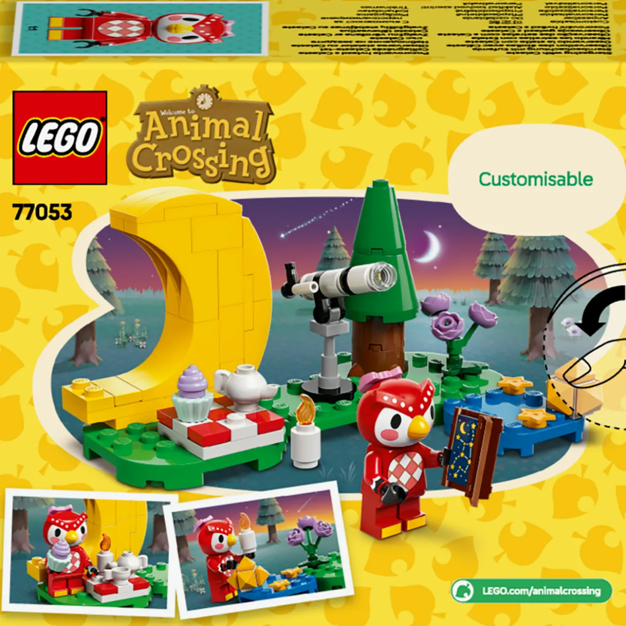 LEGO Animal Crossing 77053 Celeste ja upea tähtitaivas