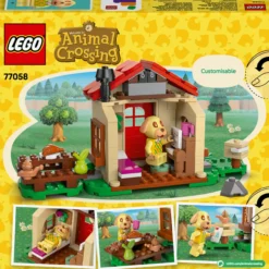 LEGO Animal Crossing 77058 Goldie kodikkaassa talossaan