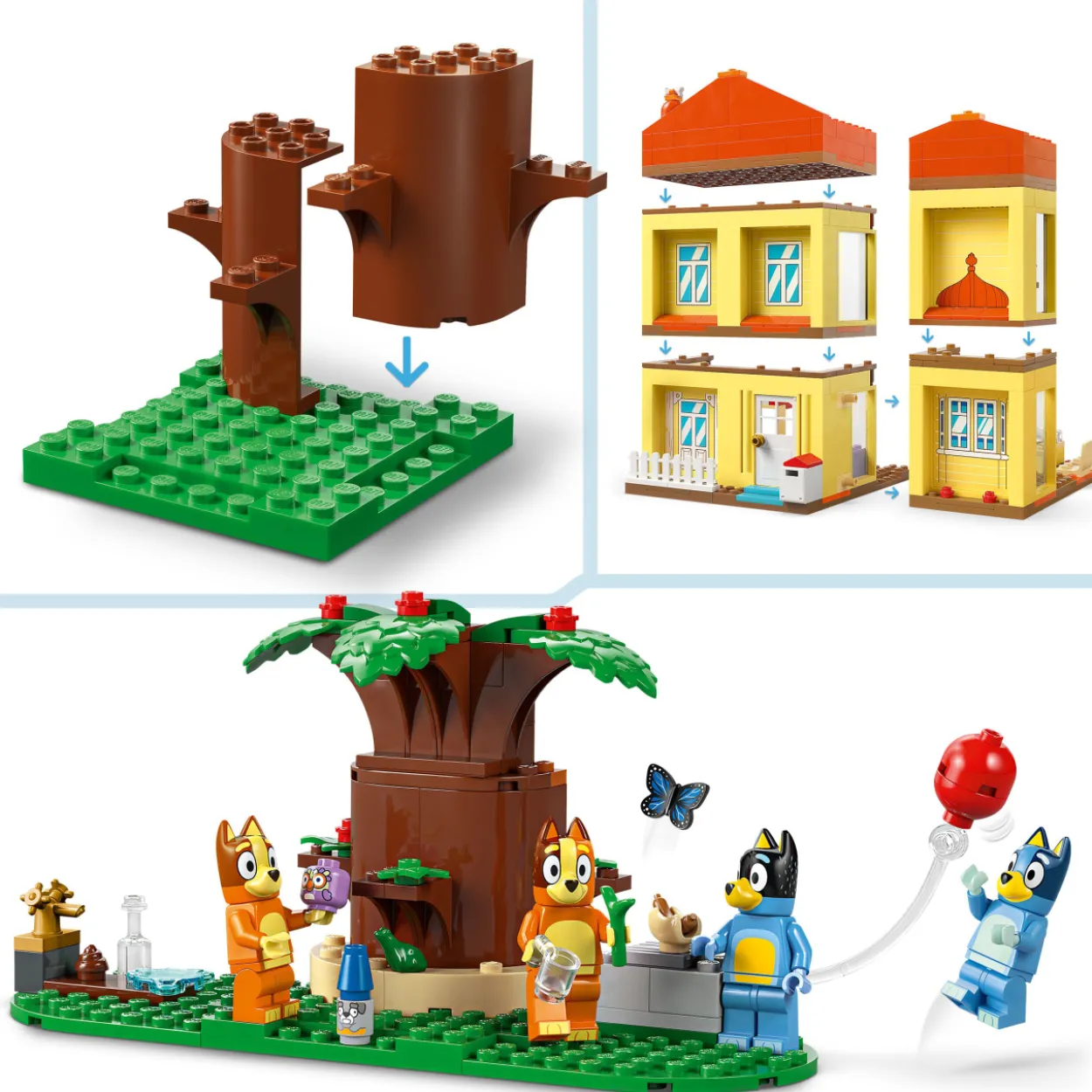 LEGO Bluey 11203 Blueyn perheen talo