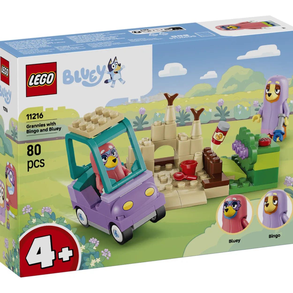 LEGO Bluey 11216 Pommo ja Tuuri mummeleina