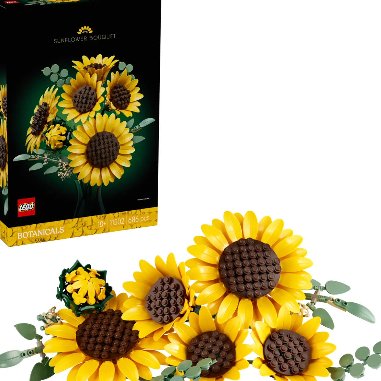 LEGO Botanicals 11502 Auringonkukkakimppu