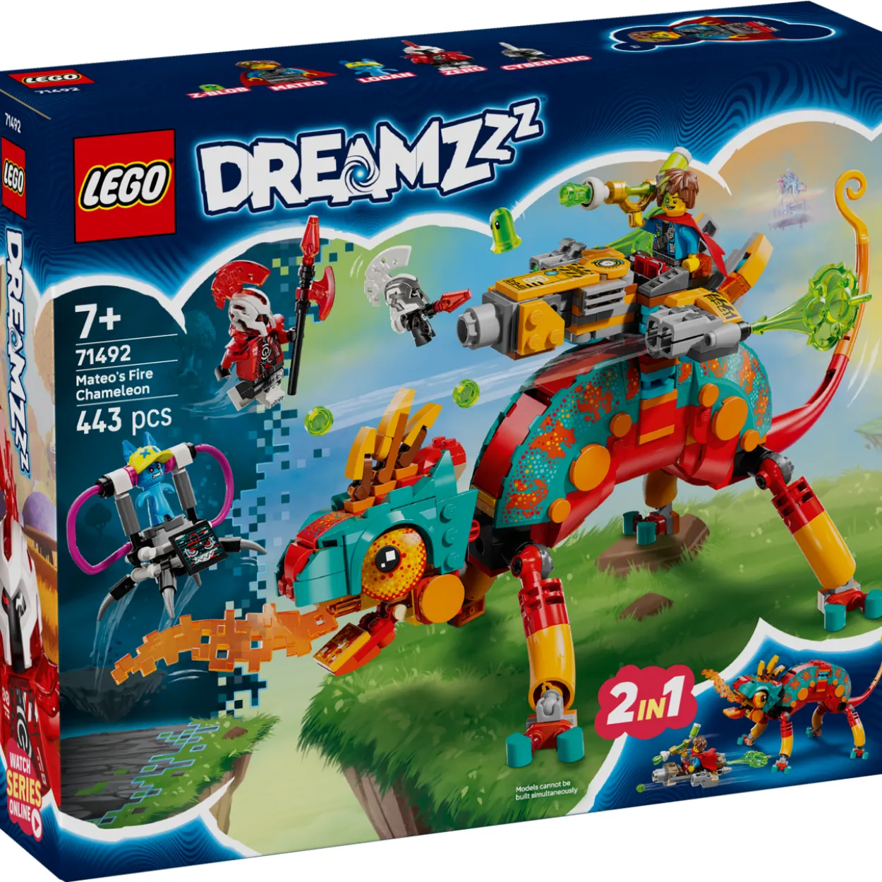 LEGO DREAMZzz 71492 Mateon tulikameleontti