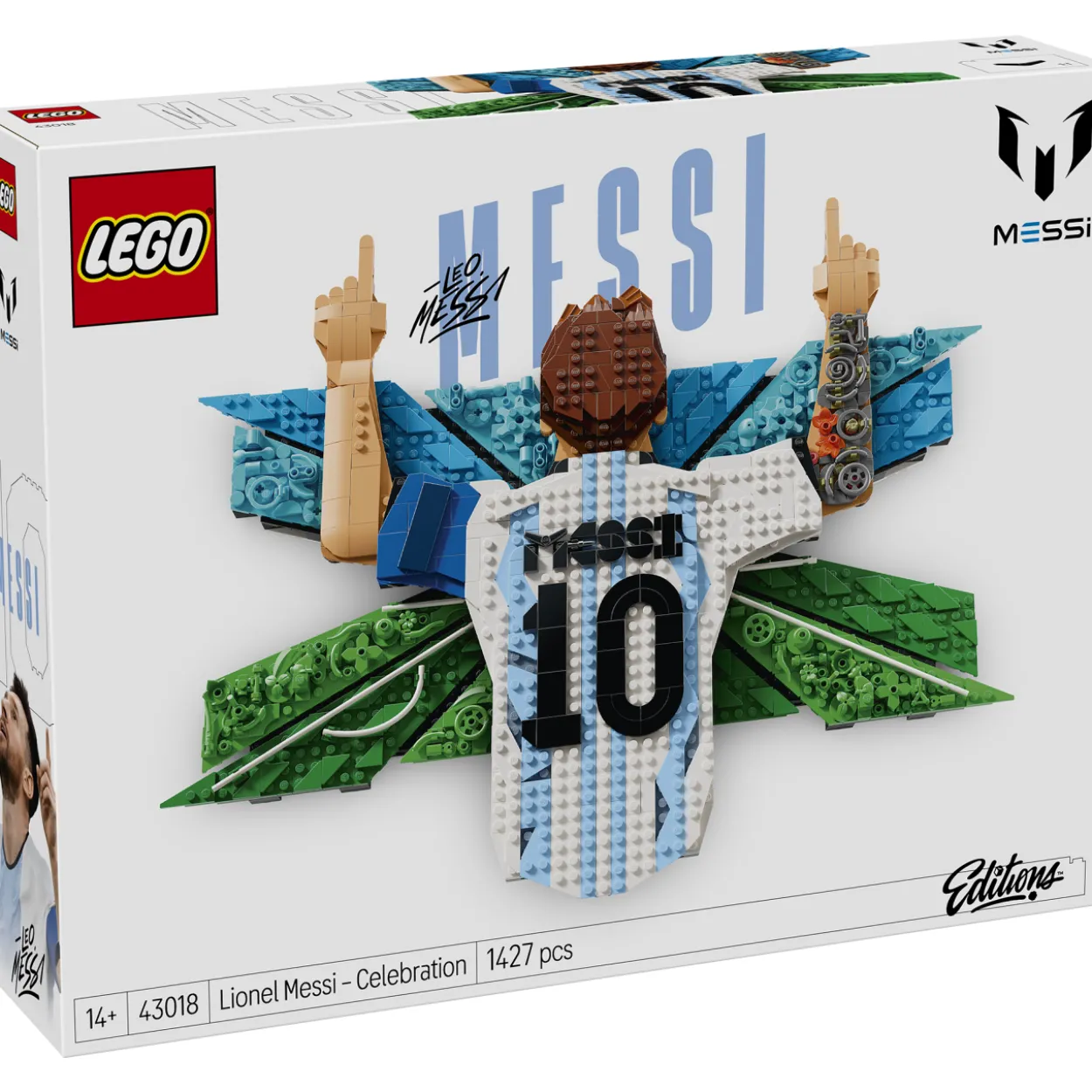 LEGO Editions Football 43018 Lionel Messi – tuuletus