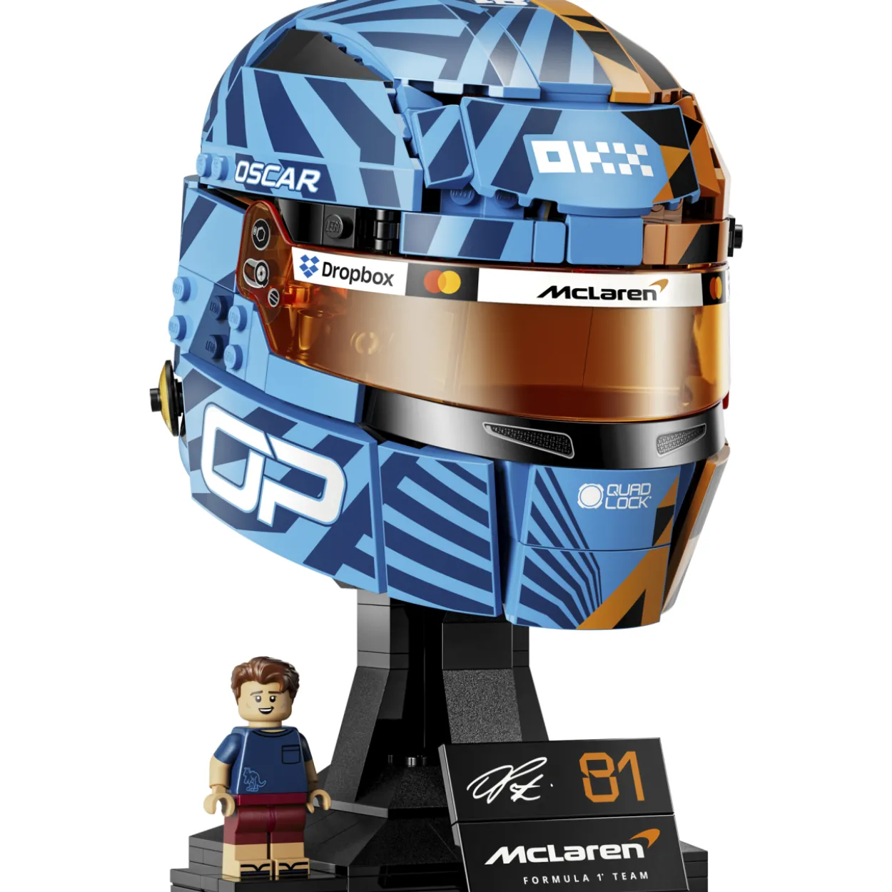 LEGO Editions Vehicles 43017 McLaren Mastercard F1® Team ‑kypärä – Oscar Piastri