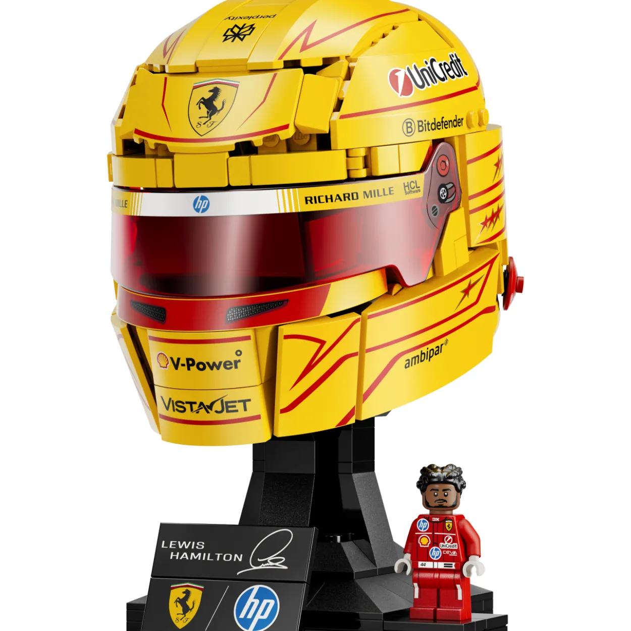 LEGO Editions Vehicles 43022 Scuderia Ferrari HP -kypärä – Lewis Hamilton