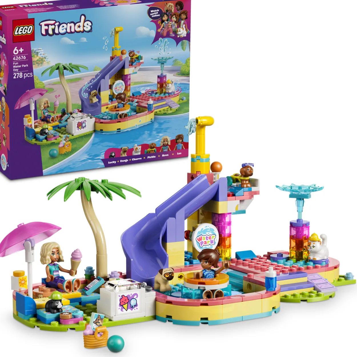 LEGO Friends 42676 Hauska päivä vesipuistossa