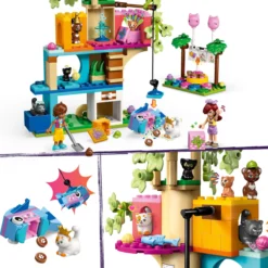 LEGO Friends 42666 Kissan synttärijuhlat ja puumaja