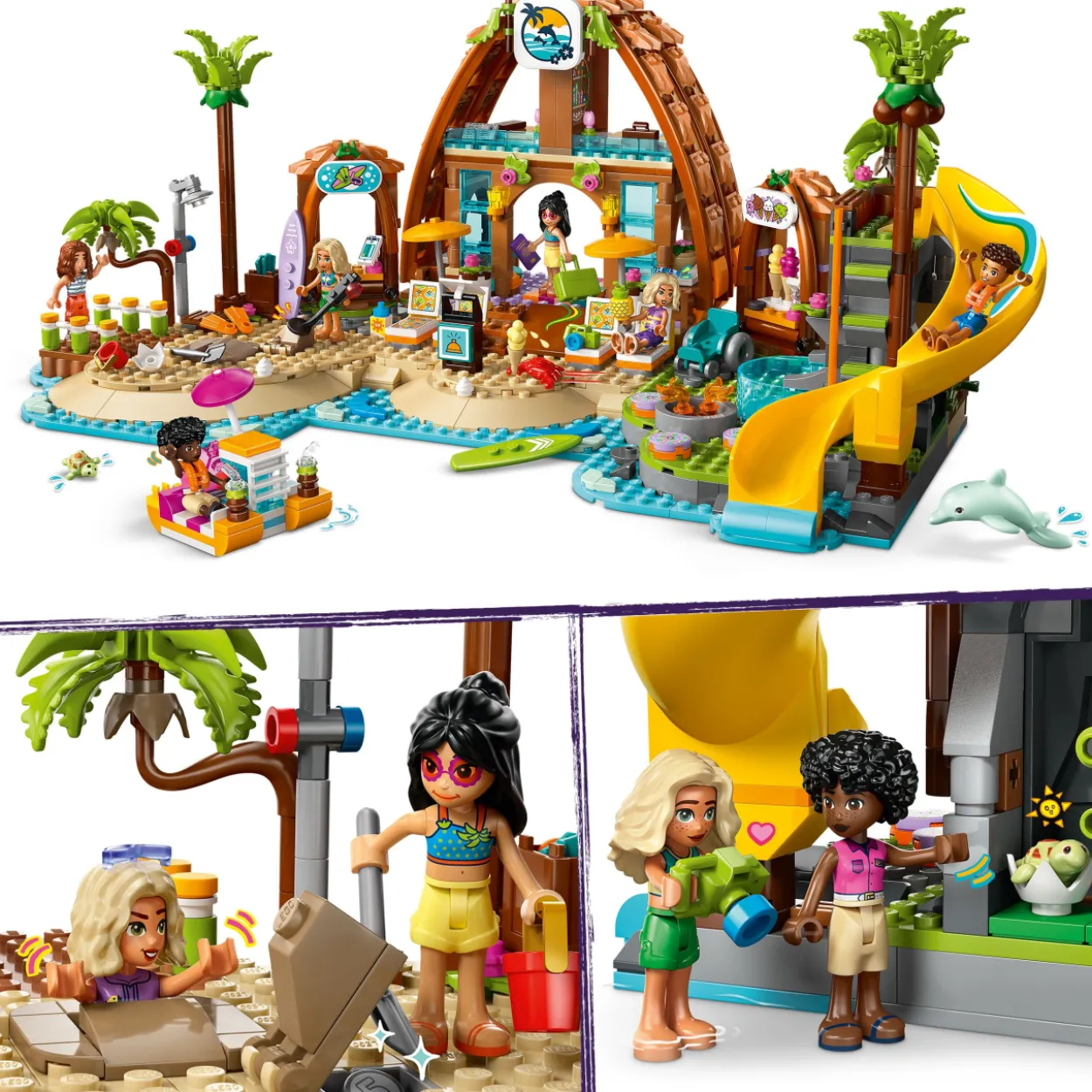 LEGO Friends 42673 Koko perheen lomakohde meren rannalla