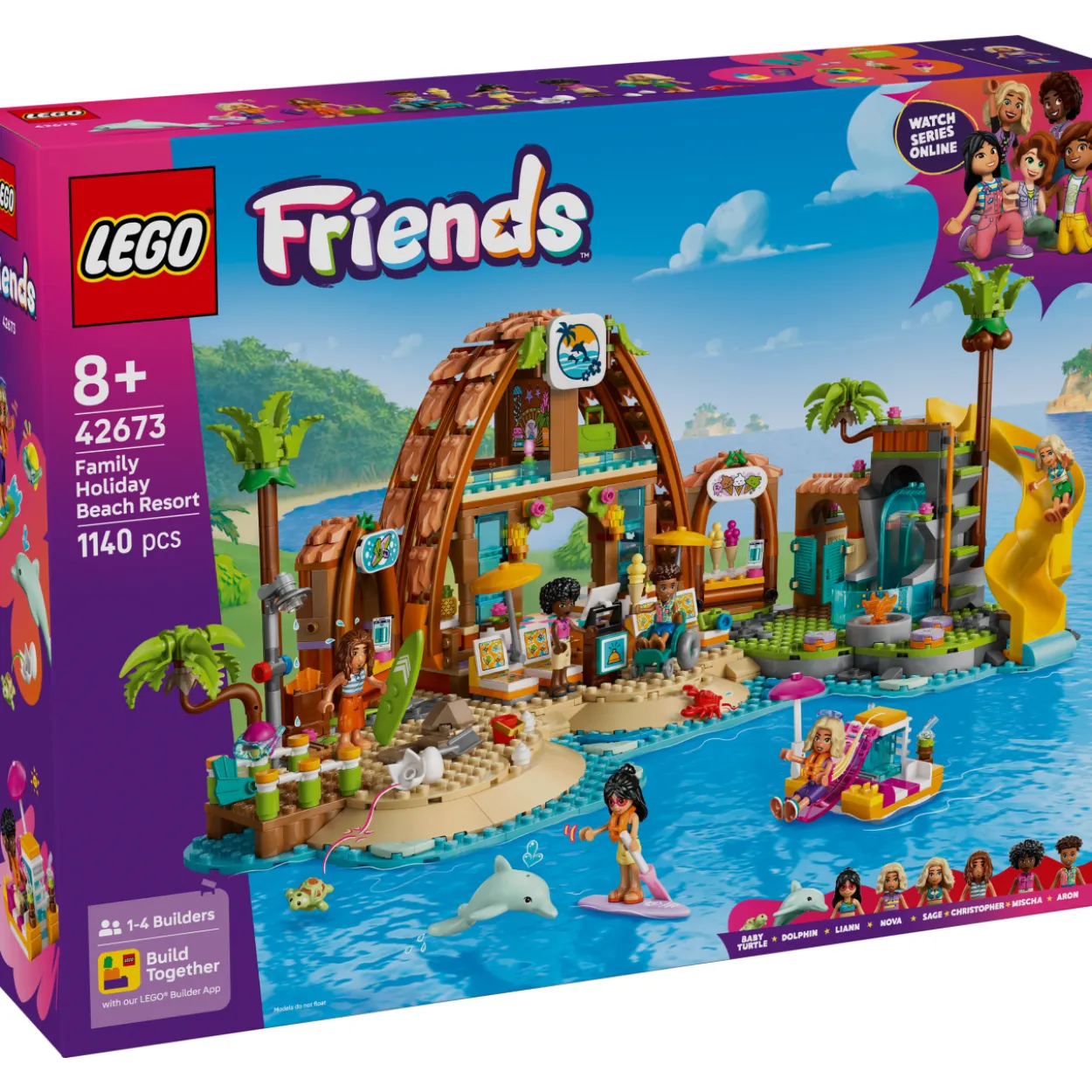 LEGO Friends 42673 Koko perheen lomakohde meren rannalla