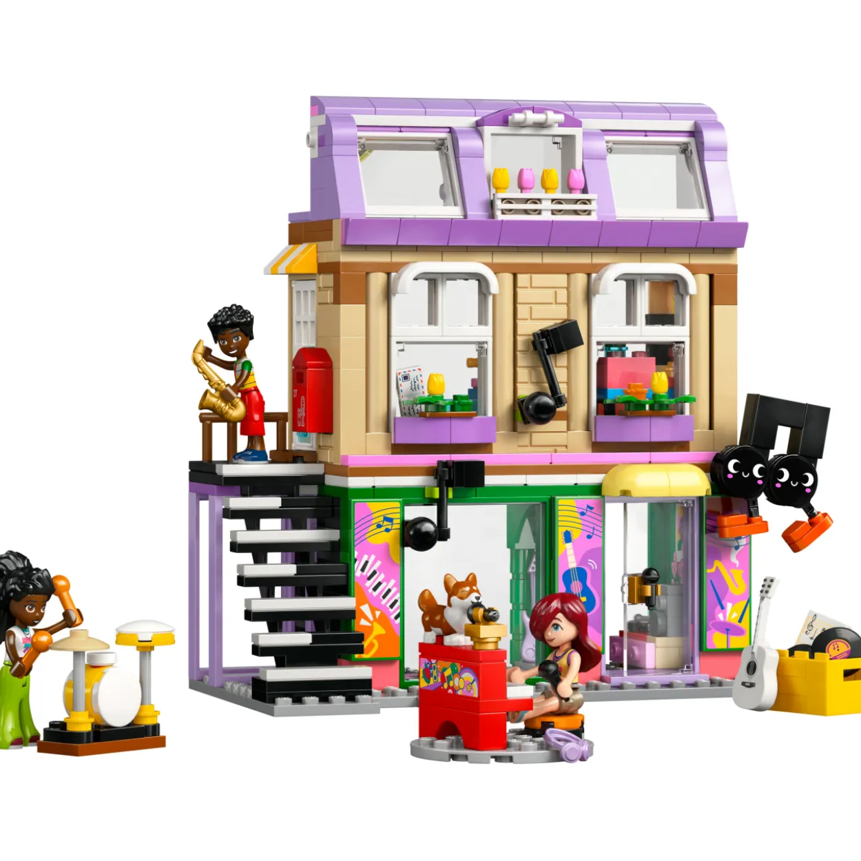 LEGO Friends 42653 Musiikkikauppa ja asunto