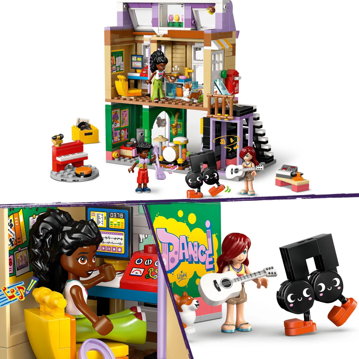 LEGO Friends 42653 Musiikkikauppa ja asunto