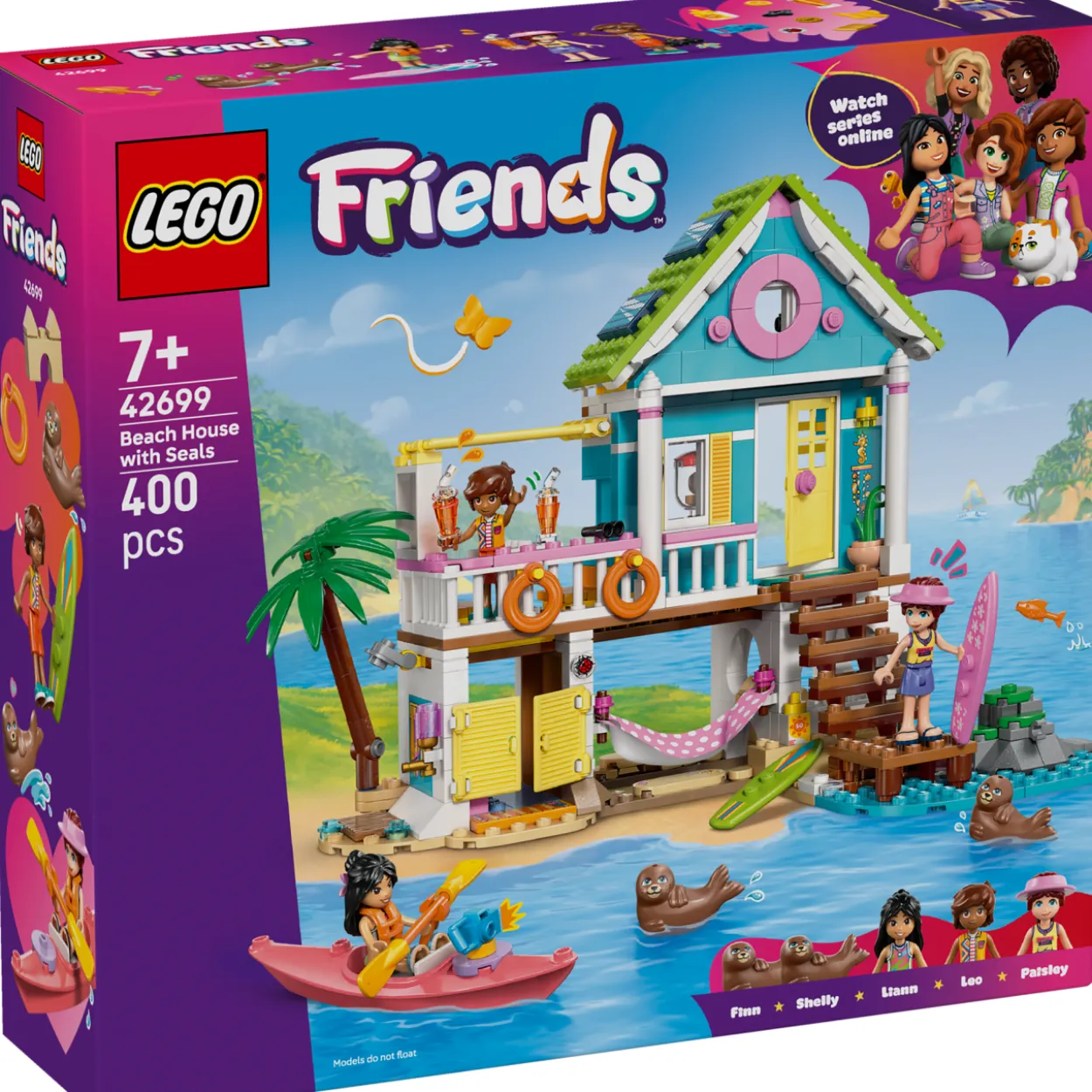 LEGO Friends 42699 Rantahuvila ja hylkeet